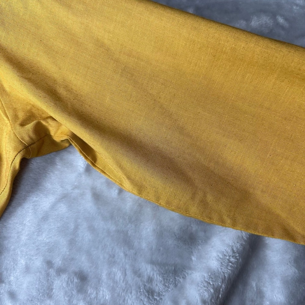 Vintage McGregor Scotset Oxford Button Down Shirt Permanent Press Gold size 15 - Picture 6 of 8
